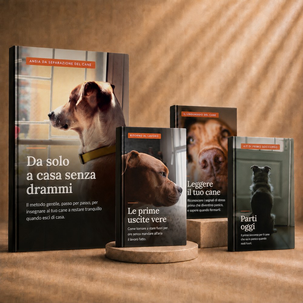 Il libro e le tre guide del protocollo, mostrati come volumi affiancati